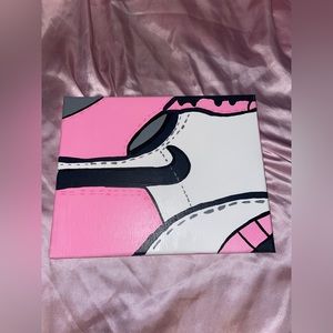 Pink Jordan Painting